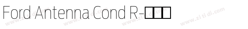 Ford Antenna Cond R字体转换